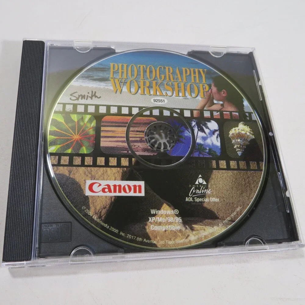 Canon Photography Workshop Computer Game OUT OF DATE SOFTWARE